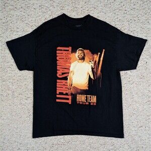 Thomas Rhett Home Team Tour 2023 Shirt Mens XL Black 2-Sided Country Concert Tee